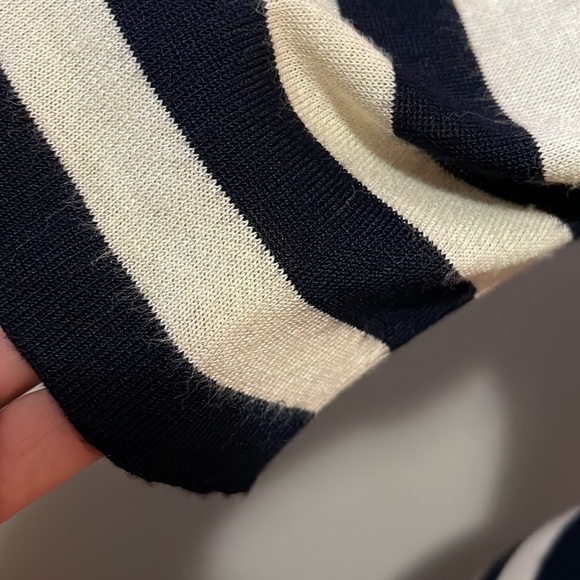 Moschino Cheap Chic Sailor Black White Red Dress Laurel Leaves - Picture 6 of 11